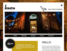 Tablet Screenshot of kuenkneipe.de